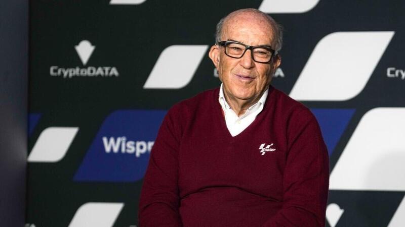 MotoGP 2023. Carmelo Ezpeleta entusiasta della Sprint race: &quot;Ascolti raddoppiati!&quot;, e fareste un GP di F1 e MotoGP insieme?