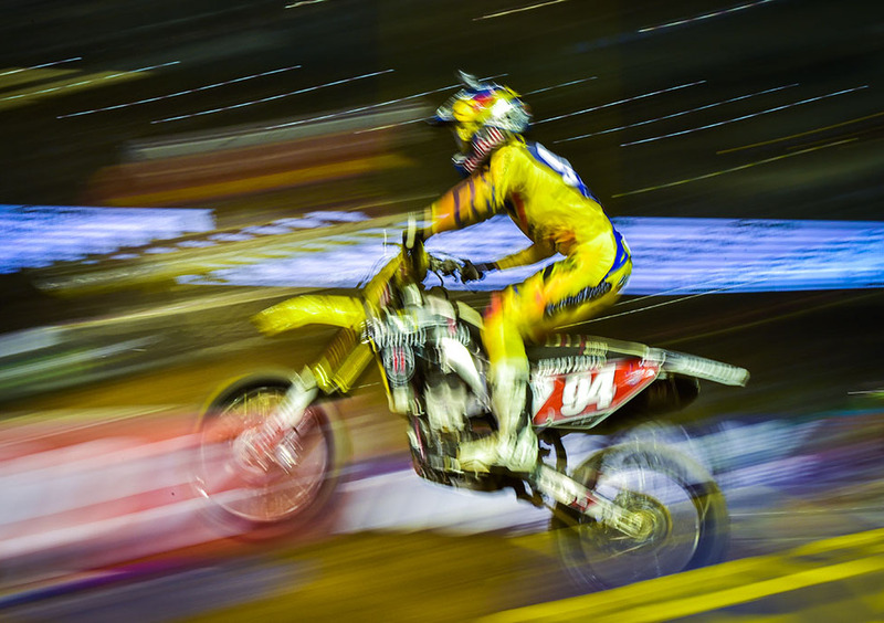 Supercross a Phoenix. Le foto pi&ugrave; belle