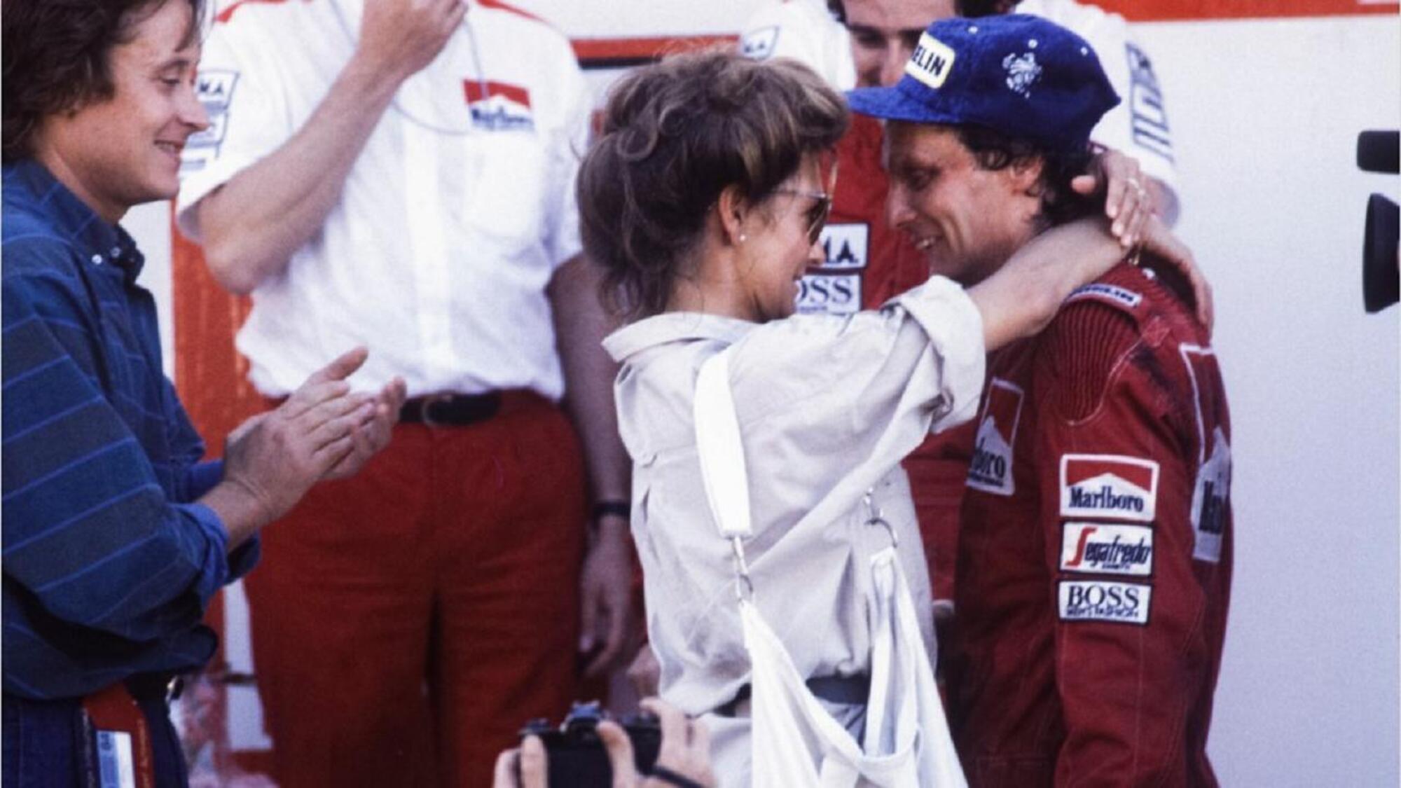 Marlene Knaus e Niki Lauda