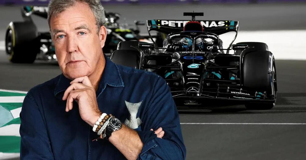 Jeremy Clarkson ospite VIP della Formula 1? Per lui &egrave; tutto un disastro: ecco com&#039;&egrave; andata 