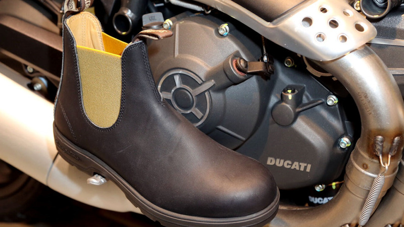 Scrambler Ducati e WP Lavori in corso presentano a Pitti Immagine Uomo lo stivaletto Blundstone 800