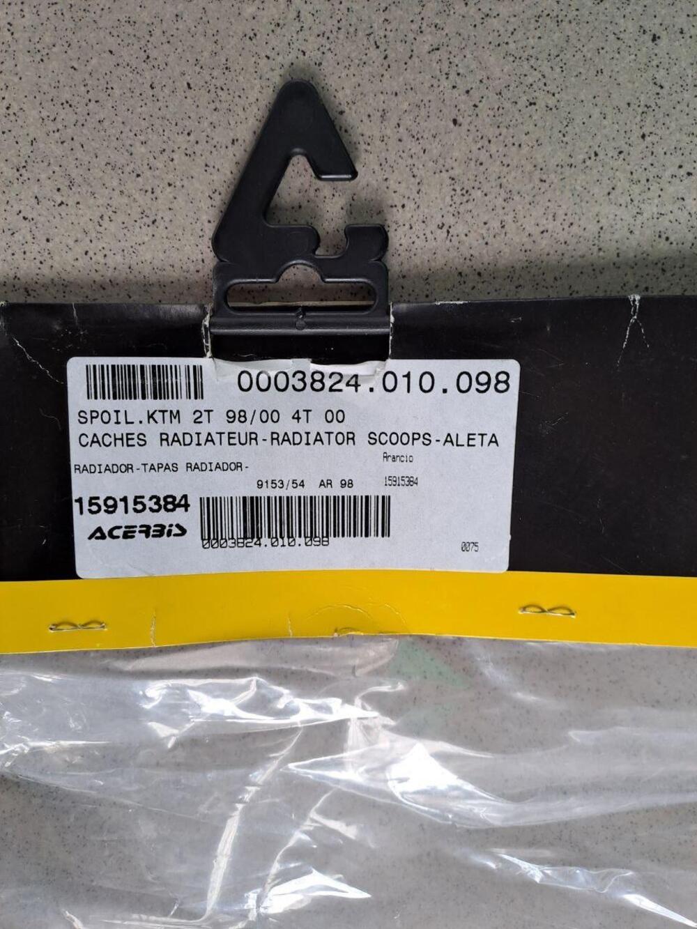 Convogliatore arancione Acerbis per Ktm 2t 98-2000 (3)