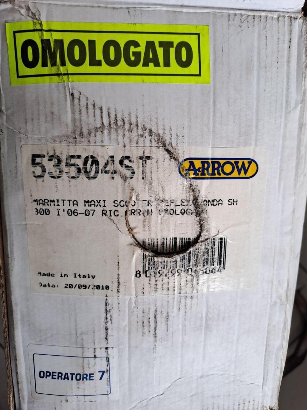 Marmitta Arrow maximum scooter Honda sh 300 usata (4)