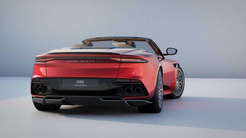 Posteriore Aston Martin DBS 770 Ultimate Volante