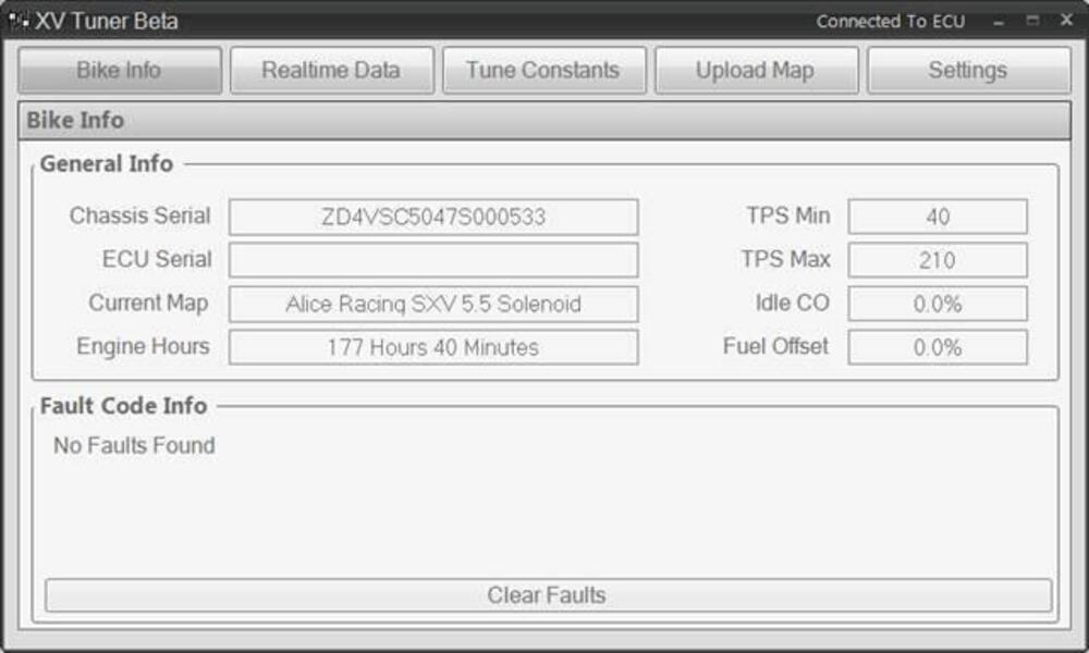 XV TUNER SOFTWARE RIMAPPATURA ECU APRILIA SXV RXV