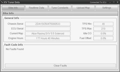 XV TUNER SOFTWARE RIMAPPATURA ECU APRILIA SXV RXV