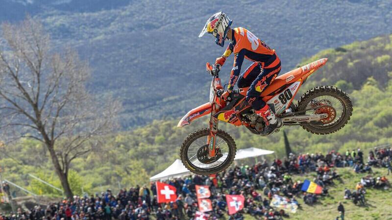 MXGP 2023 Trentino: Jorge Prado allunga in campionato. Primo successo per Adamo in MX2 