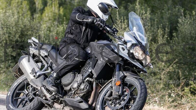 Triumph Tiger Explorer, evoluzione 2016 spiata