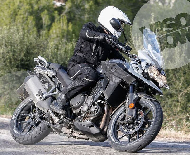 Triumph Tiger Explorer, evoluzione 2016 spiata