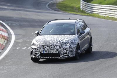 Cupra Leon 2023, il nuovo Facelift &egrave; al N&uuml;rburgring [Foto Spia]