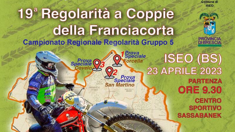 Al via la 19&deg;Regolarit&agrave; a Coppie della Franciacorta