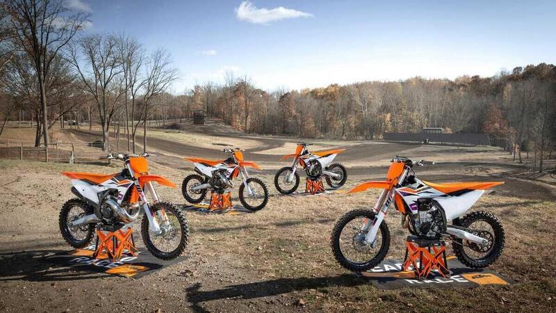 KTM presenta la gamma Motocross 2024