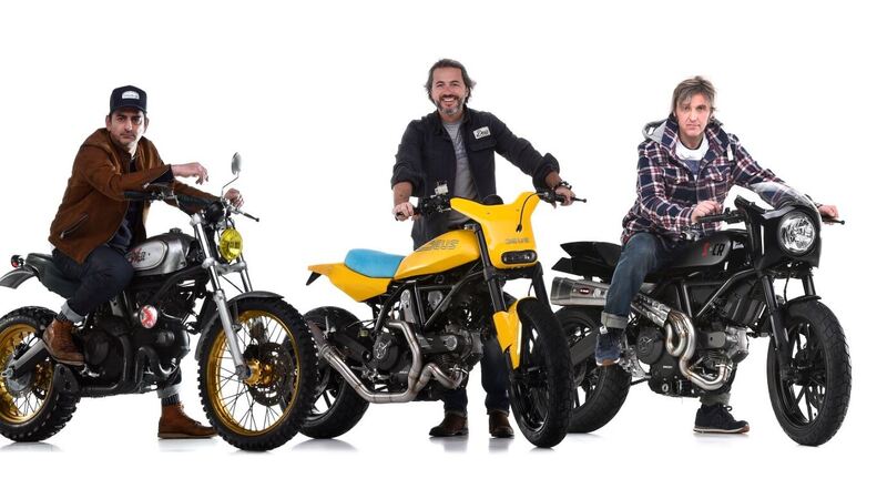 Ducati Scrambler a Motor Bike Expo con tre special