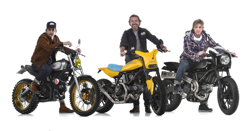 Ducati Scrambler a Motor Bike Expo con tre special