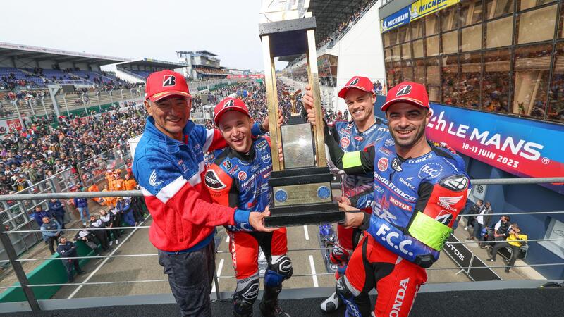 Le emozioni della 24 ore di Le Mans: vince F.C.C. TSR Honda ma la rimonta di Yoshimura SERT Motul &egrave; incredibile