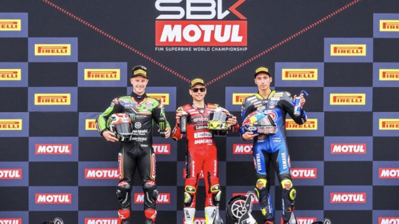 SBK 2023. GP d&#039;Olanda. Il commento dei primi tre di Gara 1