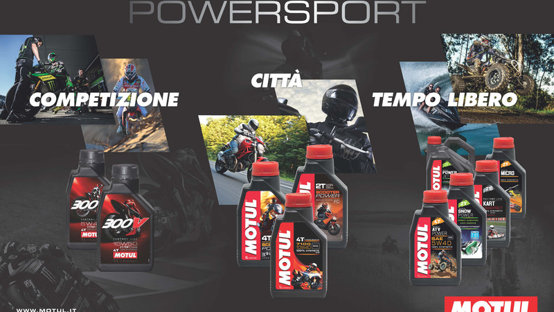 Motul lancia la nuova linea Powersport per le due ruote