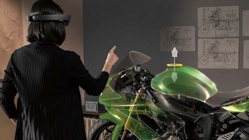 Microsoft HoloLens, la moto ologramma