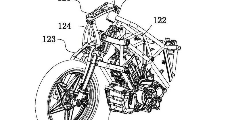 La prossima tourer CFMoto potrebbe avere una sospensione di tipo Hossack