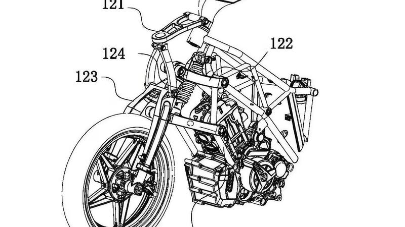 La prossima tourer CFMoto potrebbe avere una sospensione di tipo Hossack