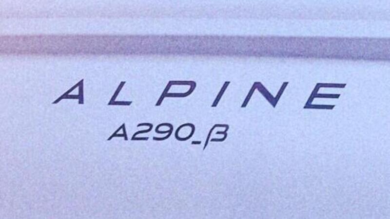 Alpine A290 Beta: il nome &egrave; ufficiale