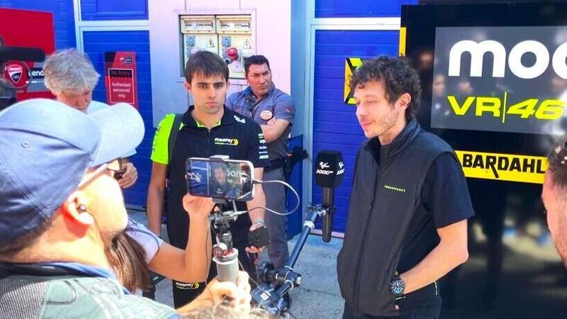 MotoGP 2023. GP di Spagna. Valentino Rossi a Jerez: &quot;A Bagnaia? Ho detto di andare un pochino pi&ugrave; piano&quot;