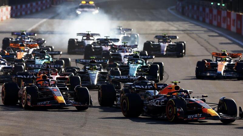 F1. Sprint GP Azerbaijan 2023: Perez vince, Leclerc 2&deg; e Verstappen completa il podio