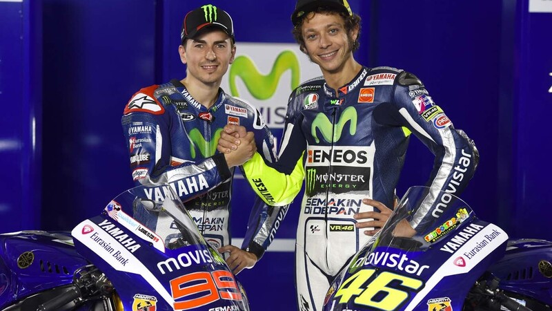 Presentato a Madrid il team Yamaha MotoGP con Rossi e Lorenzo