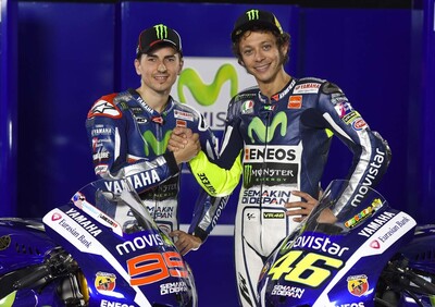 Presentato a Madrid il team Yamaha MotoGP con Rossi e Lorenzo