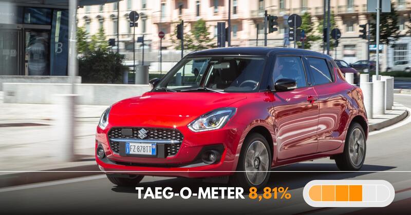 Suzuki Swift Hybrid o 4WD? La rata &egrave; la stessa, 149 euro al mese