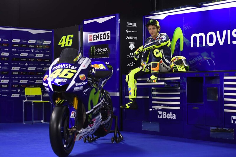 Valentino Rossi e la Ymaha M1 2015