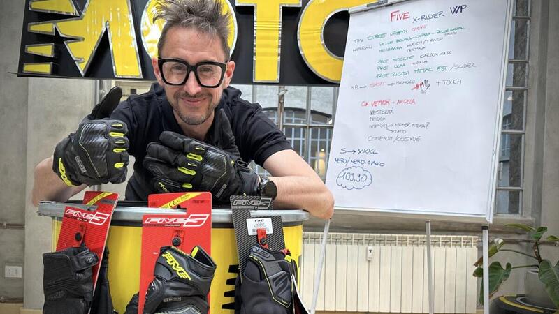 Five X-RIDER WP: un look da GP anche su strada