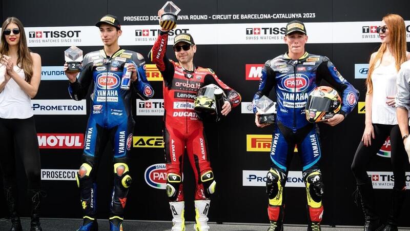 SBK 2023. GP di Spagna. Alvaro Bautista vince la Superpole Race di Barcellona