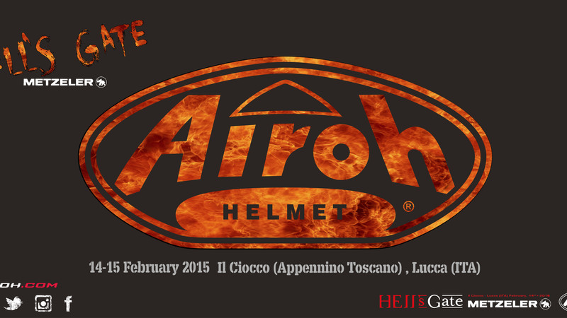 Airoh sponsor dell&rsquo;Hell&rsquo;s Gate Metzeler 2015