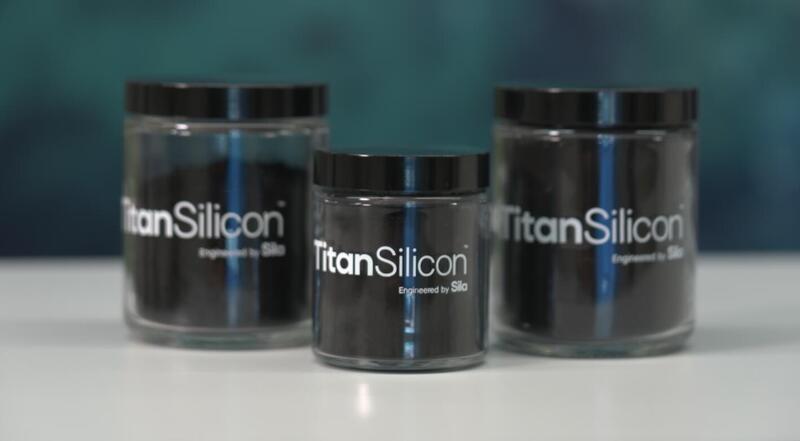 I materiali della Titan Silicon battery