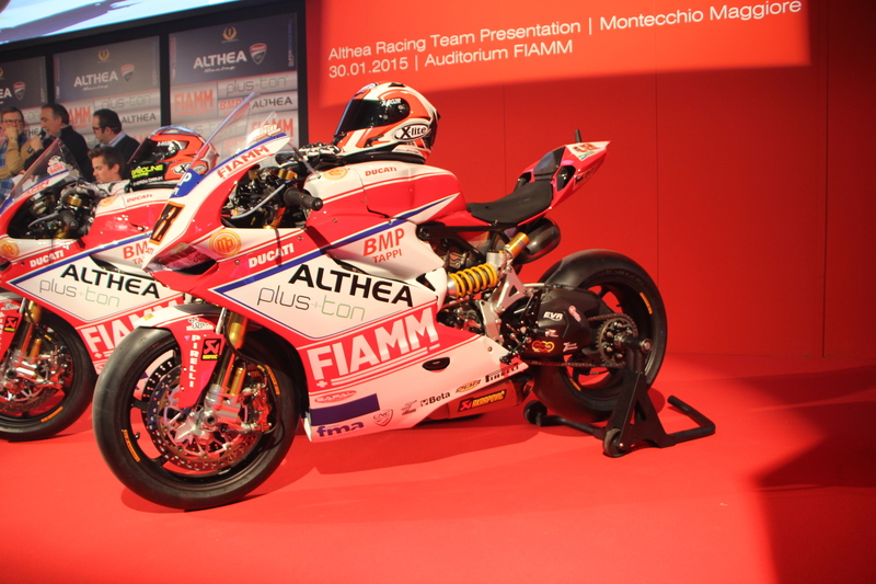 La Ducati Panigale impegnata nel Mondiale Superbike 2015