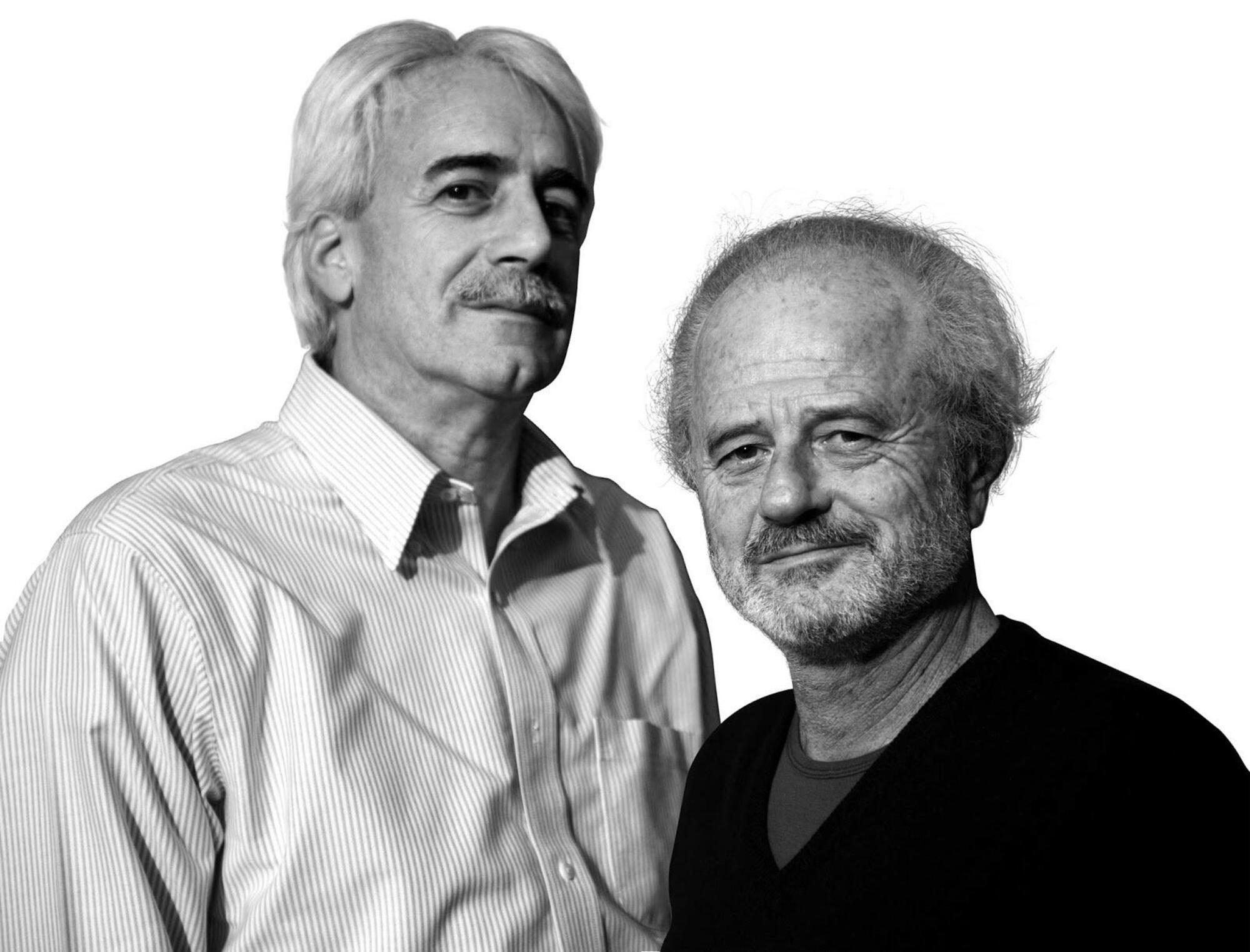 Gino Vignali e Michele Mozzati, fondatori di Smemoranda