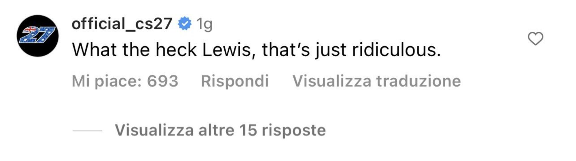 Il commento di Casey Stoner contro Lewis Hamilton