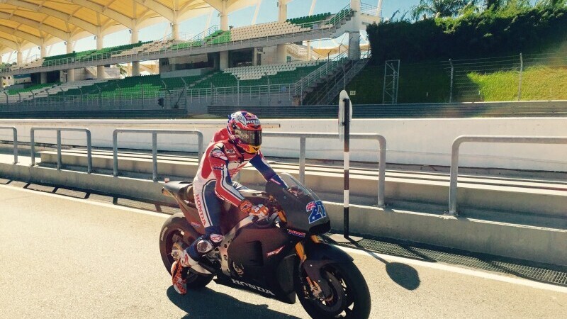 Stoner, conclusi i test con HRC a Sepang