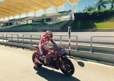 Stoner, conclusi i test con HRC a Sepang