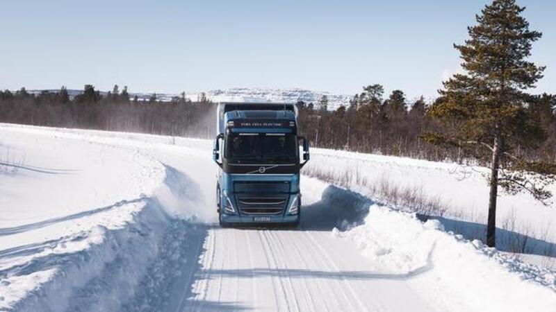 L&#039;idrogeno &egrave; gi&agrave; realt&agrave; per i camion Volvo elettrici: completati i test in Svezia