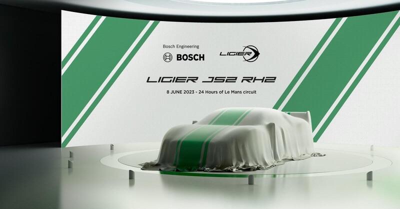 Torna il motore a idrogeno che &quot;brucia&quot; a Le Mans 2023: Bosch collabora con Ligier