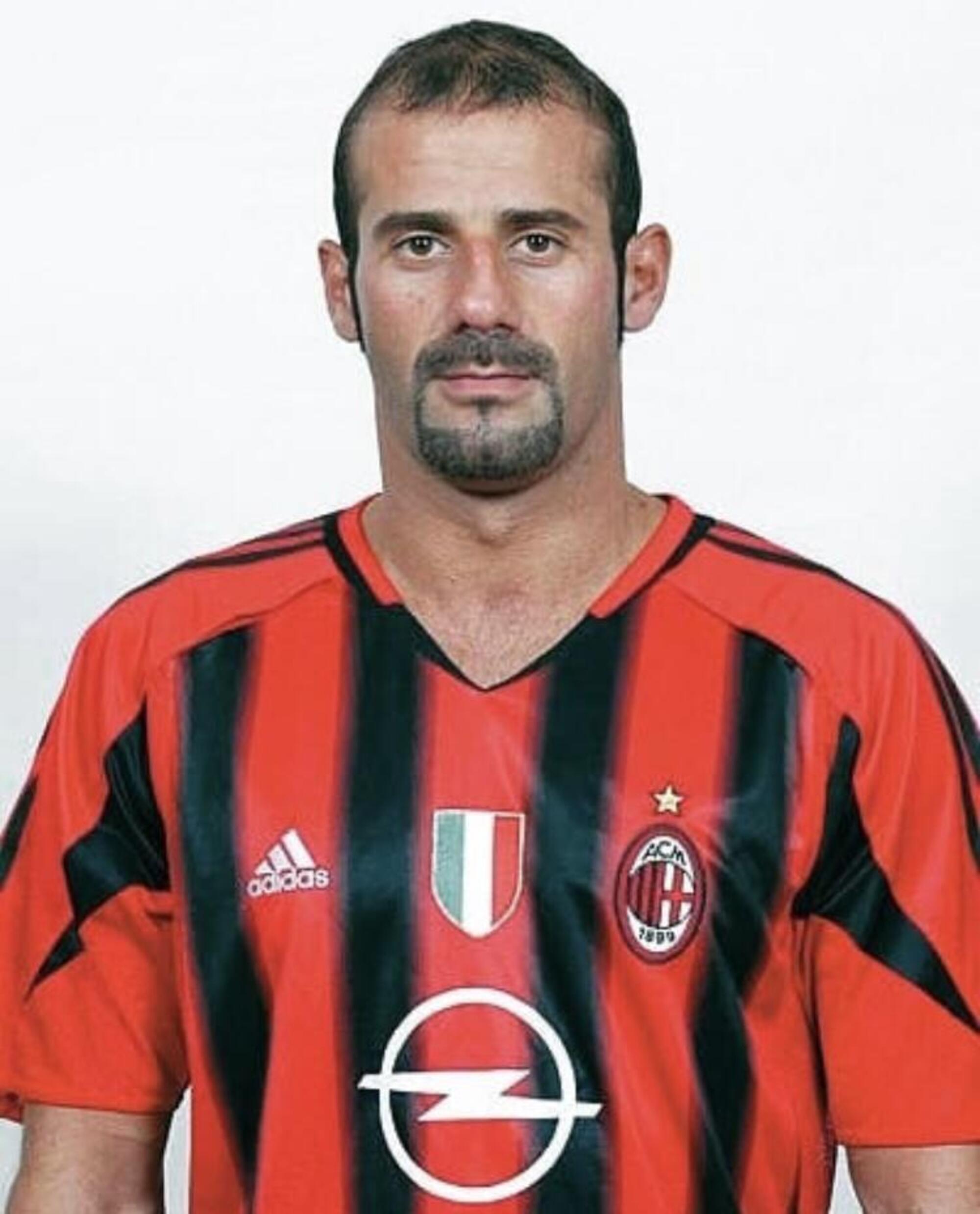Giuseppe Pancaro all&#039;epoca del Milan
