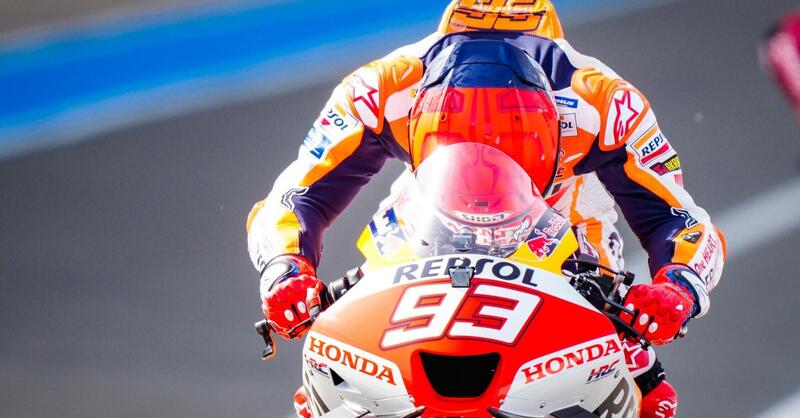 MotoGP 2023. GP di Francia a Le Mans. Marc Marquez: &quot;Ho pensato: ci provo. Se cado, gli altri non migliorano per le bandiere gialle&rdquo;