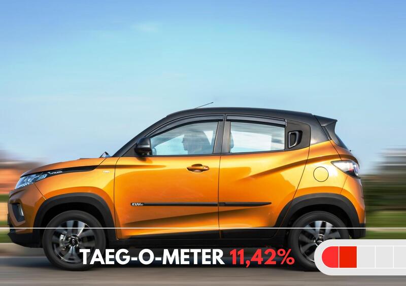 Mahindra KUV100 NXT, la piccola indiana da 149 euro al mese con maxirata