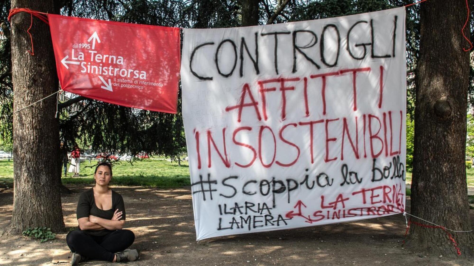 Ilaria Lamera, la studentessa in tenda contro il caro affitti