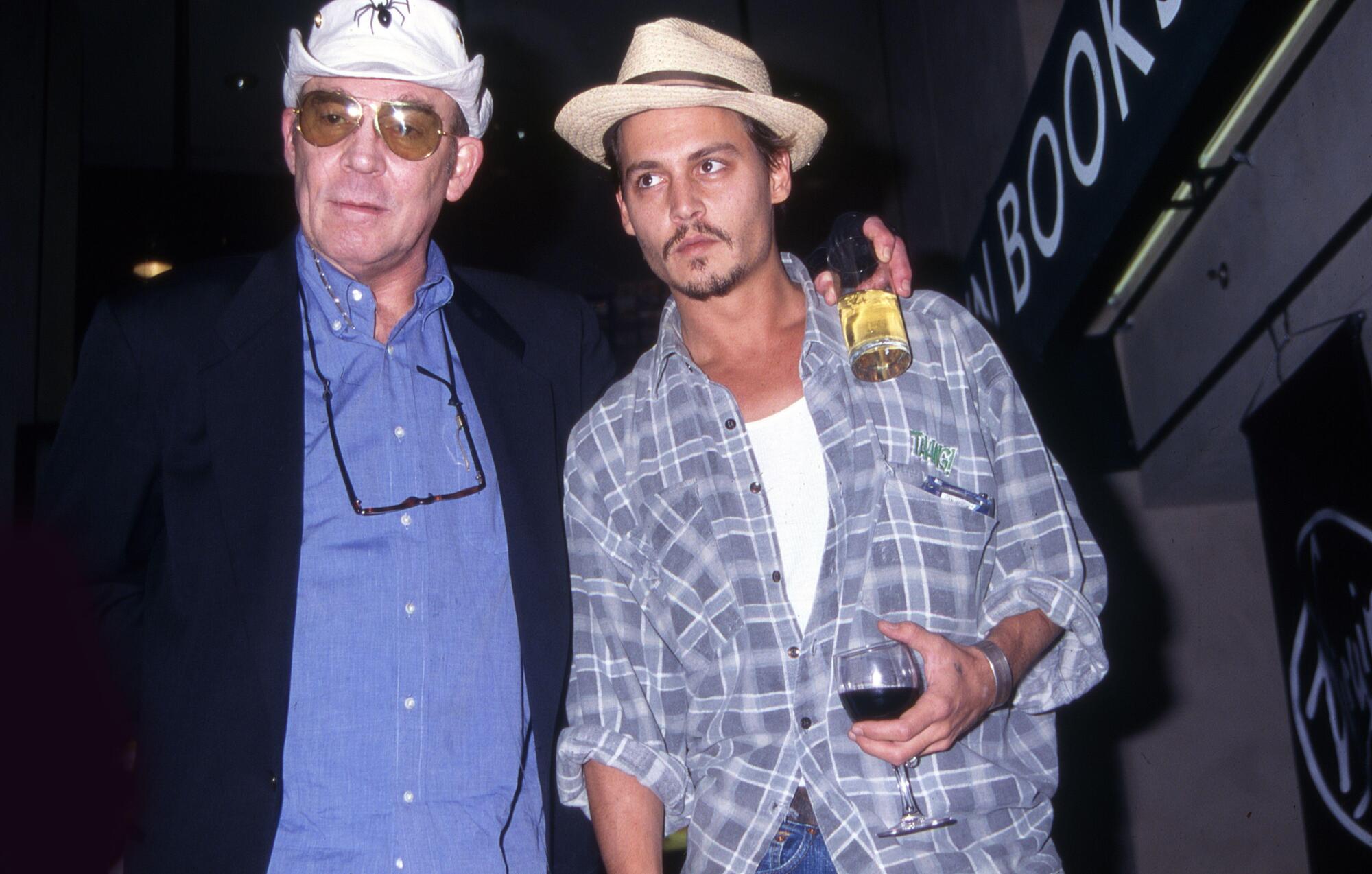Hunter S. Thompson e Johnny Depp