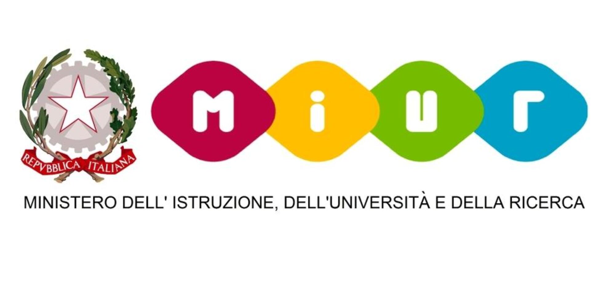 Il logo del Miur