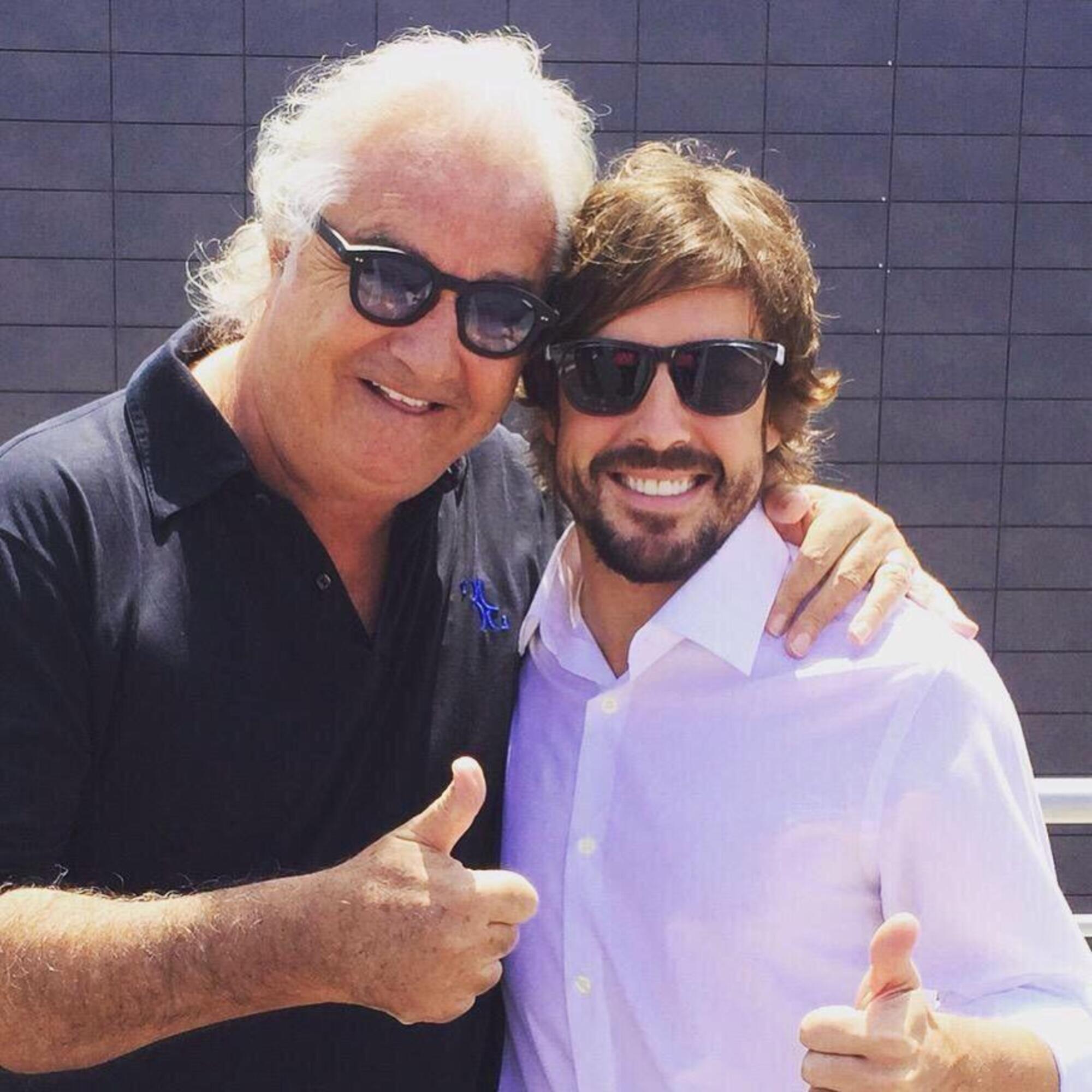 Fernando Alonso e Flavio Briatore
