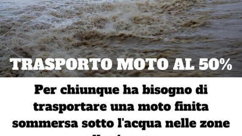 Motohelp in aiuto dei comuni alluvionati